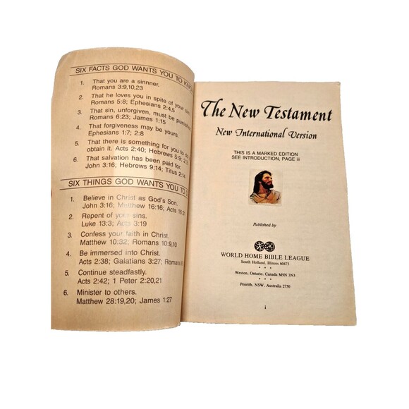 The New Testament | Marked Edition Church of Christ, Caledonia, Ohio 1978 - Picture 4 of 11